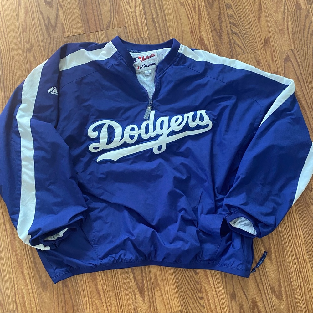 LA Dodgers Authentic Collection Majestic Pullover